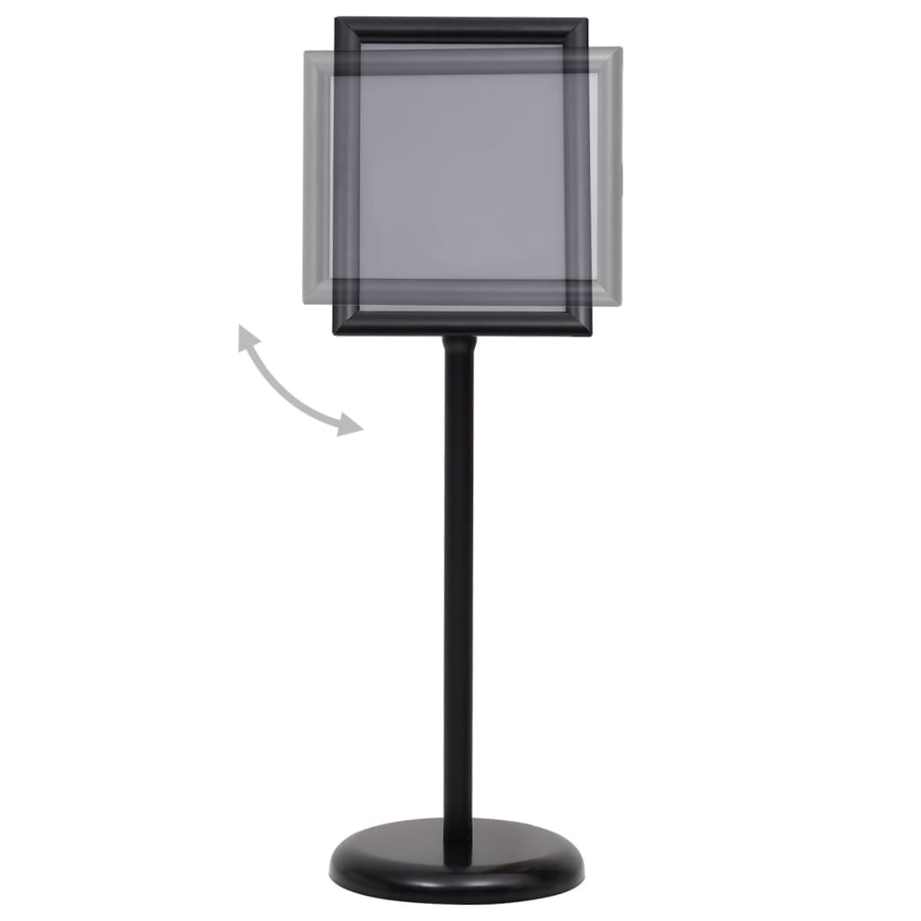 8719883868097_g_en_hd_2 vidaXL A4 Pedestal Poster Stand Black Aluminium Alloy - Image 3