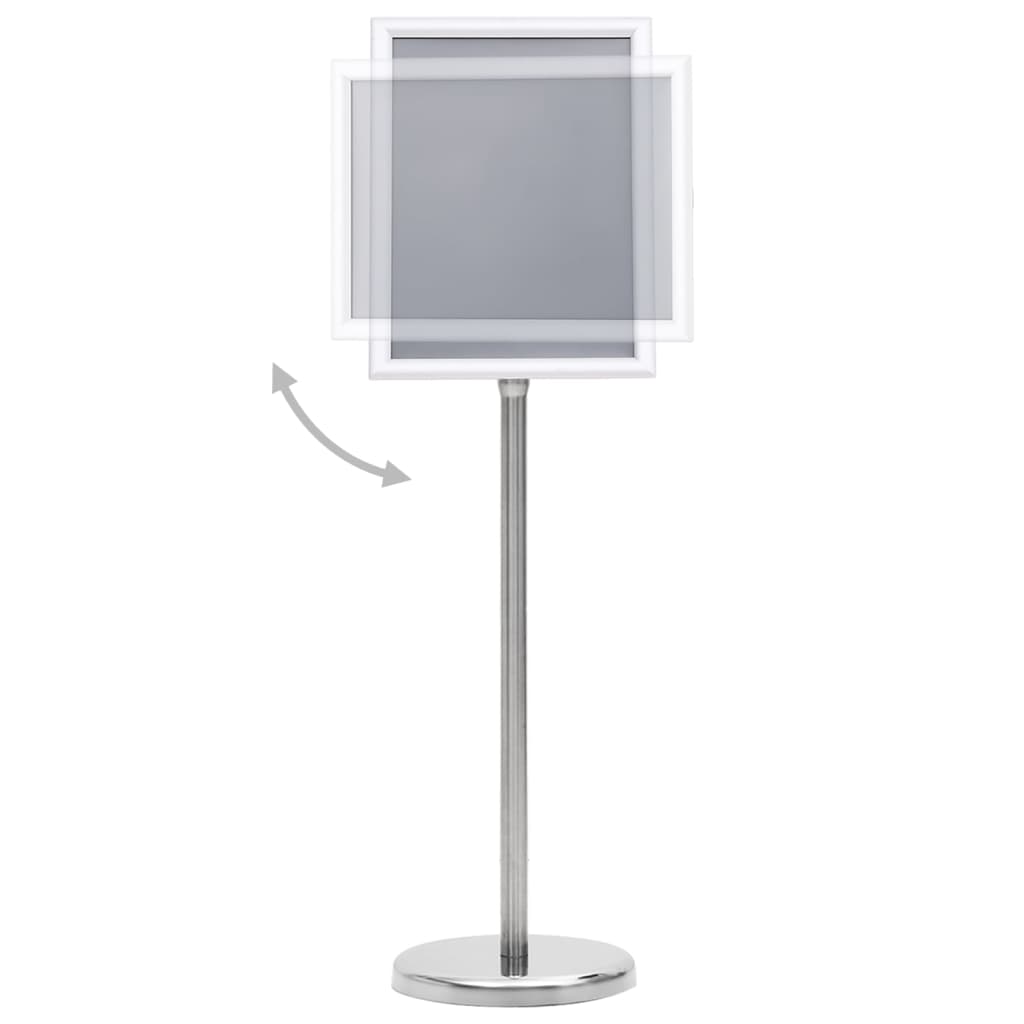 8719883868103_g_en_hd_2 vidaXL A4 Pedestal Poster Stand Silver Aluminium Alloy - Image 3