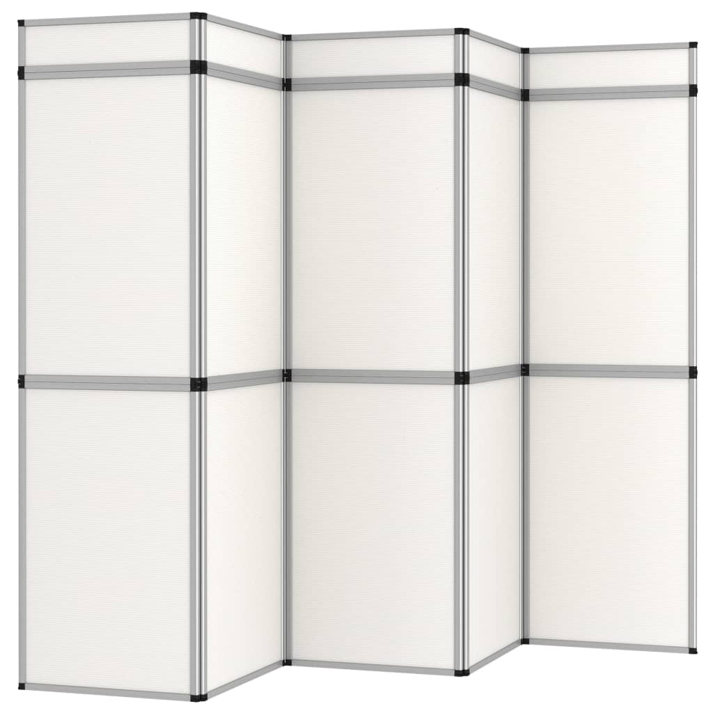 8719883868127_g_en_hd_1 vidaXL 15-Panel Folding Exhibition Display Wall 302x200 cm White - Image 2