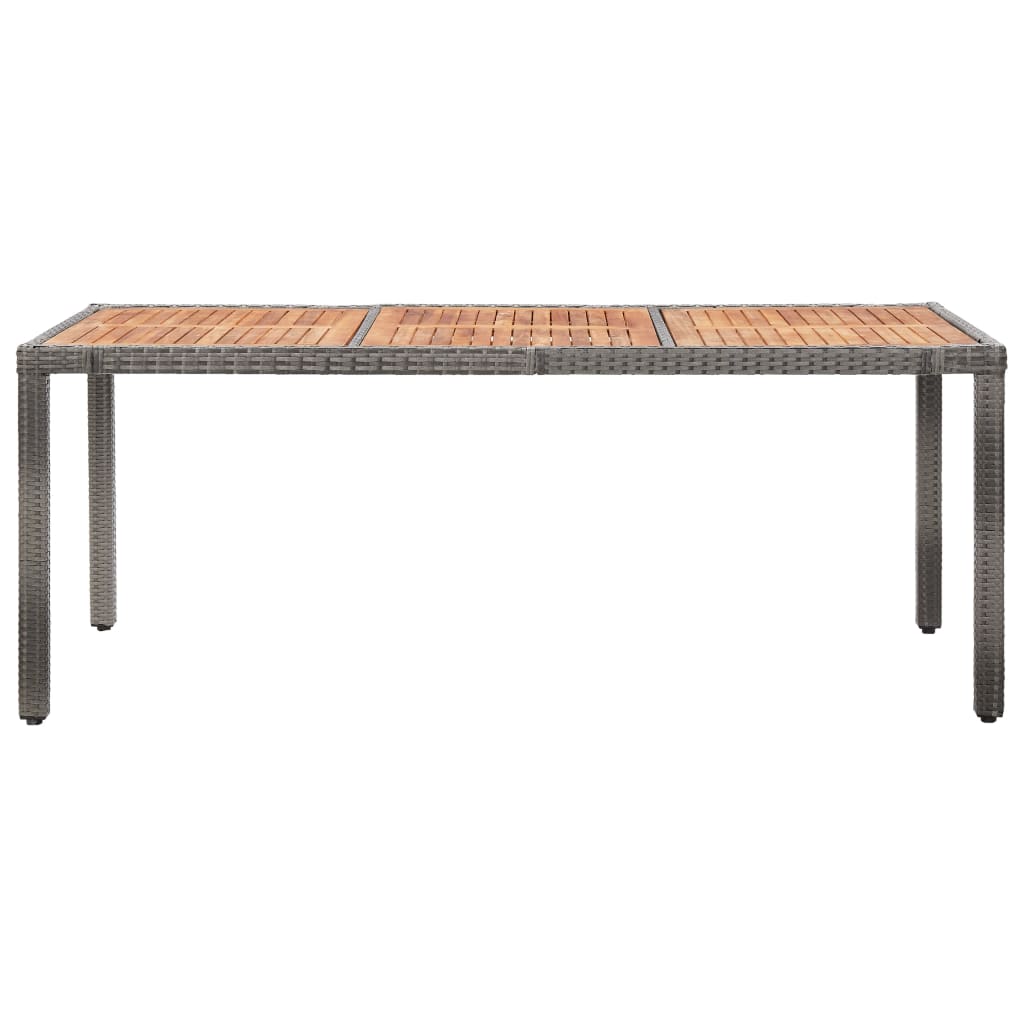 8719883868202_g_en_hd_1 vidaXL 9 Piece Garden Dining Set with Cushions Poly Rattan Grey - Image 2