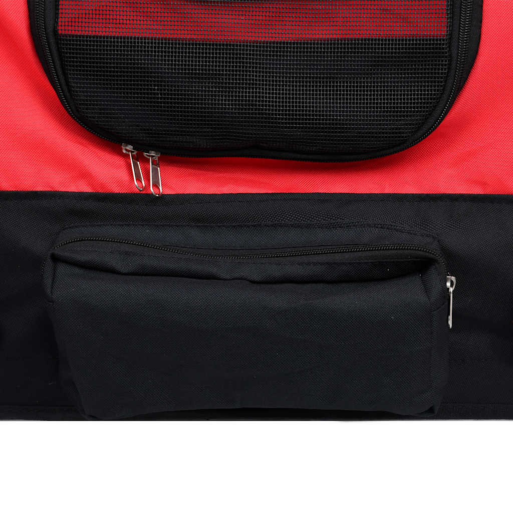 8719883868813_g_en_hd_6 vidaXL 2-in-1 Pet Bike Trailer & Jogging Stroller Red and Black - Image 7