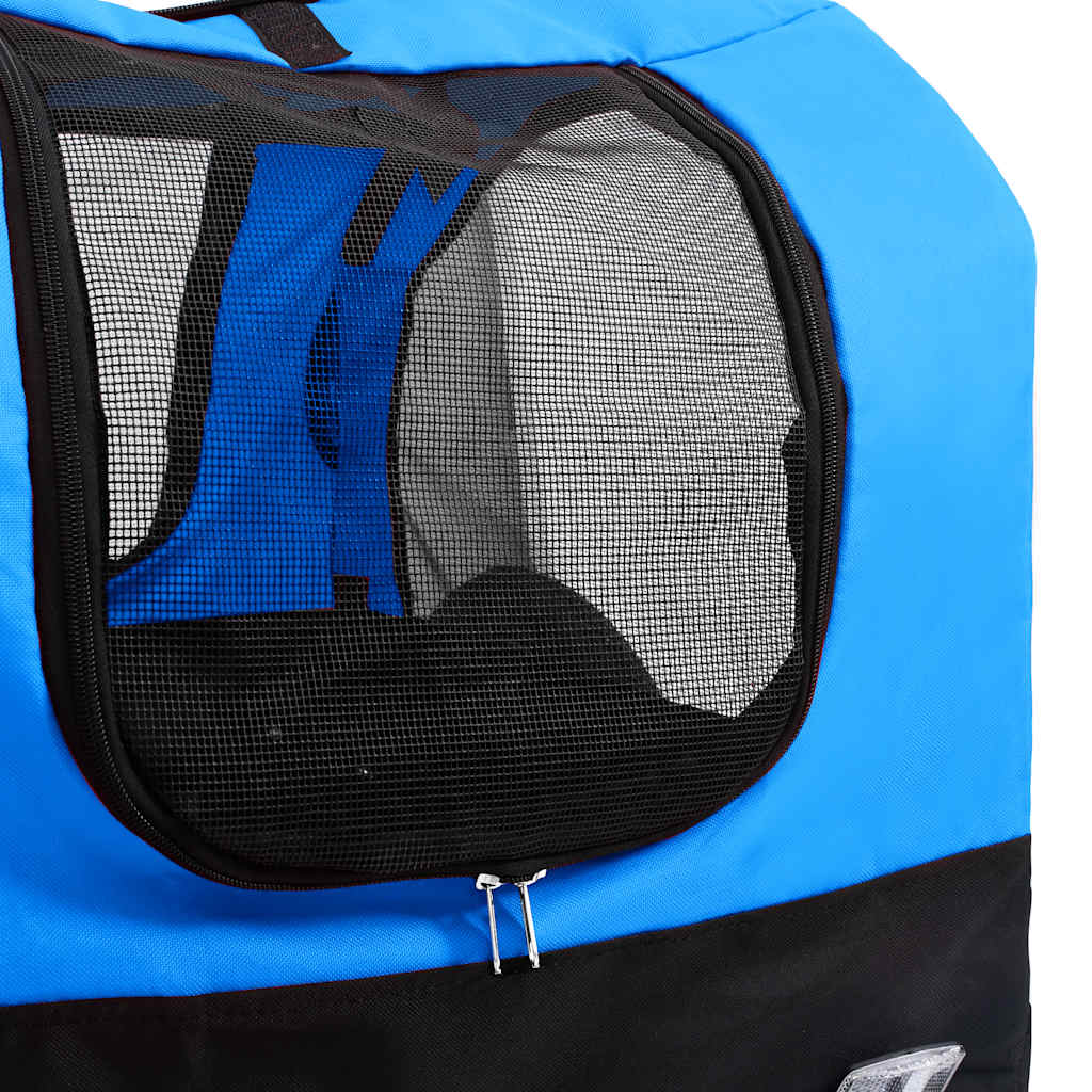 8719883868820_g_en_hd_6 vidaXL 2-in-1 Pet Bike Trailer and Jogging Stroller Blue and Black - Image 7
