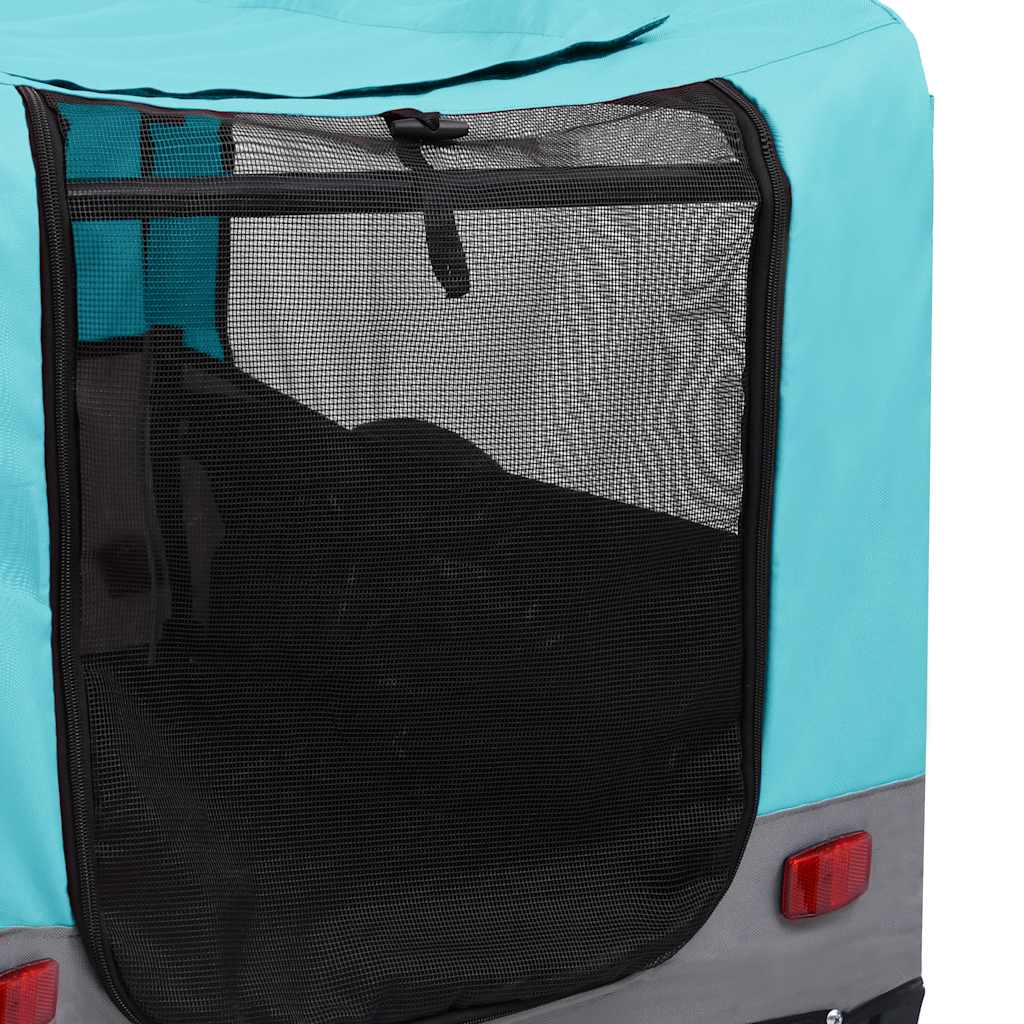 8719883868851_g_en_hd_7 vidaXL 2-in-1 Pet Bike Trailer and Jogging Stroller Blue and Grey - Image 8