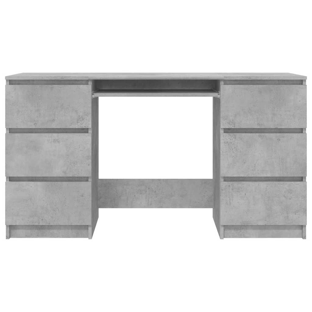 8719883869155_g_en_hd_2 vidaXL Writing Desk Concrete Grey 140x50x77 cm Engineered Wood - Image 4