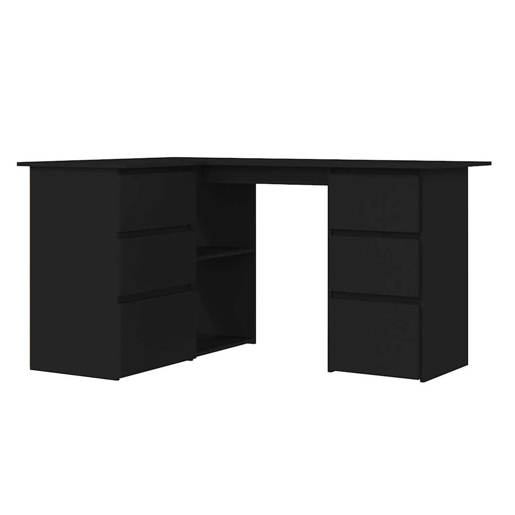 8719883869575_a_en_hd_1 vidaXL Corner Desk Black 145x100x76 cm Engineered Wood - Image 2