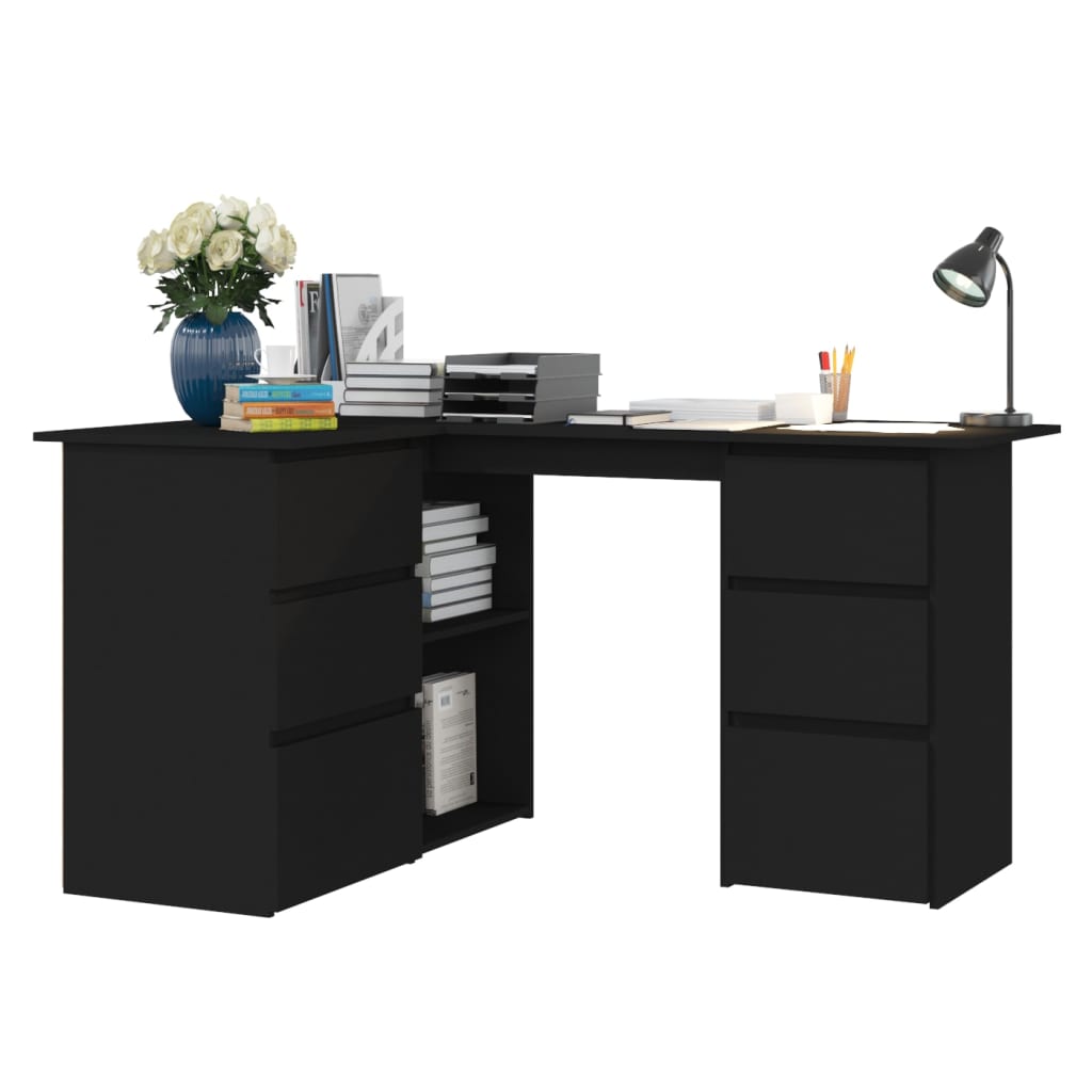 8719883869575_g_en_hd_2 vidaXL Corner Desk Black 145x100x76 cm Engineered Wood - Image 4