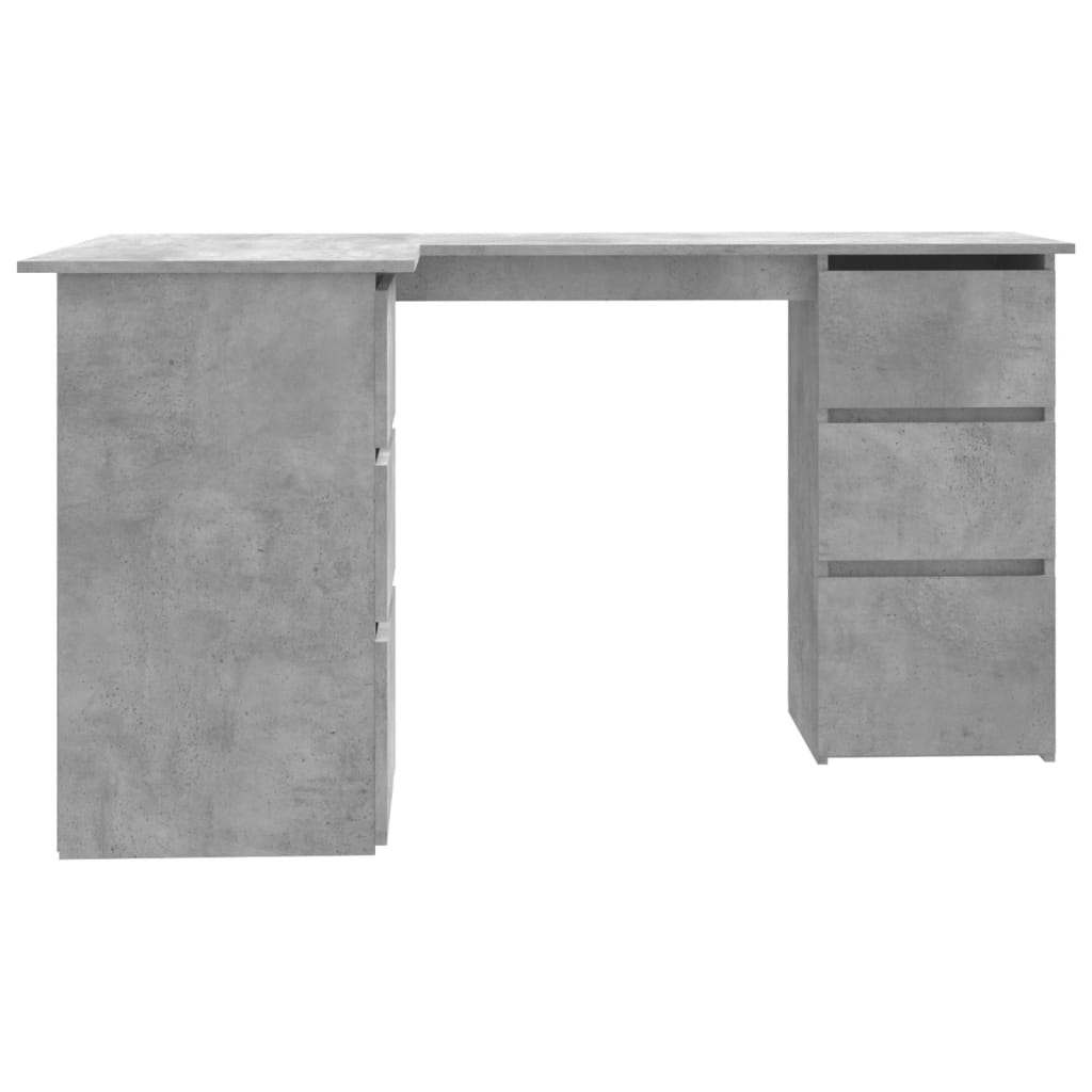 8719883869605_g_en_hd_3 vidaXL Corner Desk Concrete Grey 145x100x76 cm Engineered Wood - Image 5
