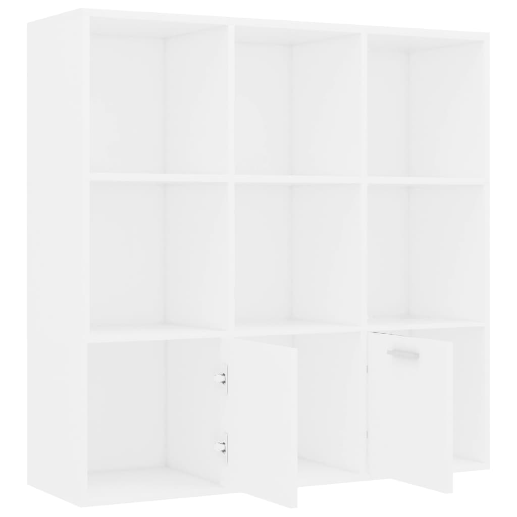 8719883869742_g_en_hd_3 vidaXL Book Cabinet White 98x30x98 cm Engineered Wood - Image 6