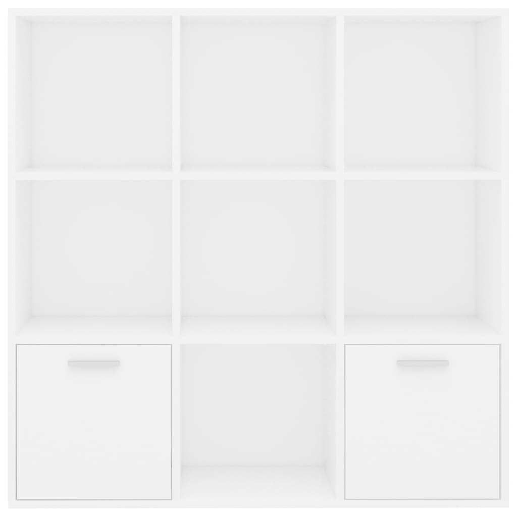 8719883869742_g_en_hd_5 vidaXL Book Cabinet White 98x30x98 cm Engineered Wood - Image 8