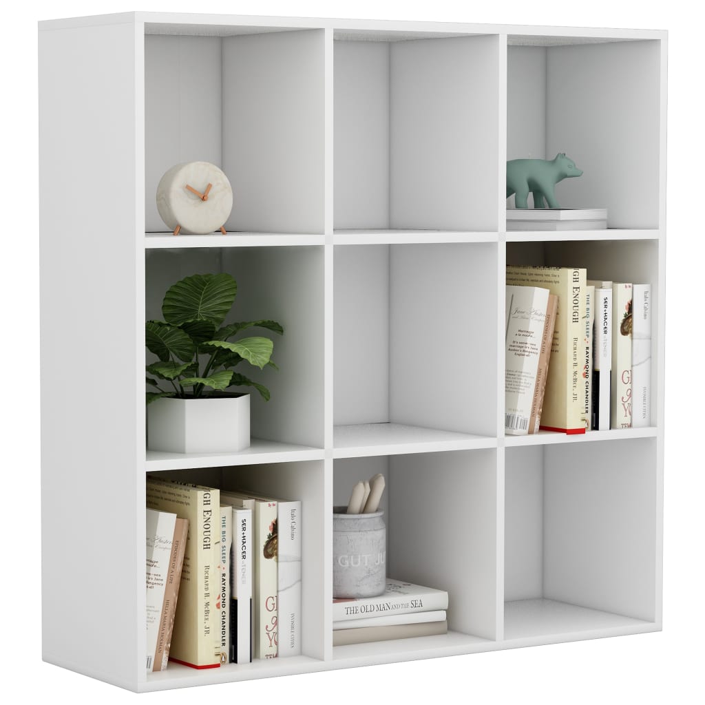 8719883869834_g_en_hd_3 vidaXL Book Cabinet White 98x29x97.5 cm Engineered Wood - Image 6