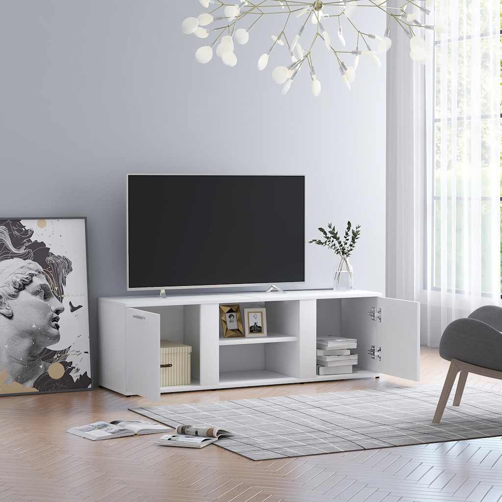 vidaXL TV Cabinet White 120x34x37 cm Engineered Wood