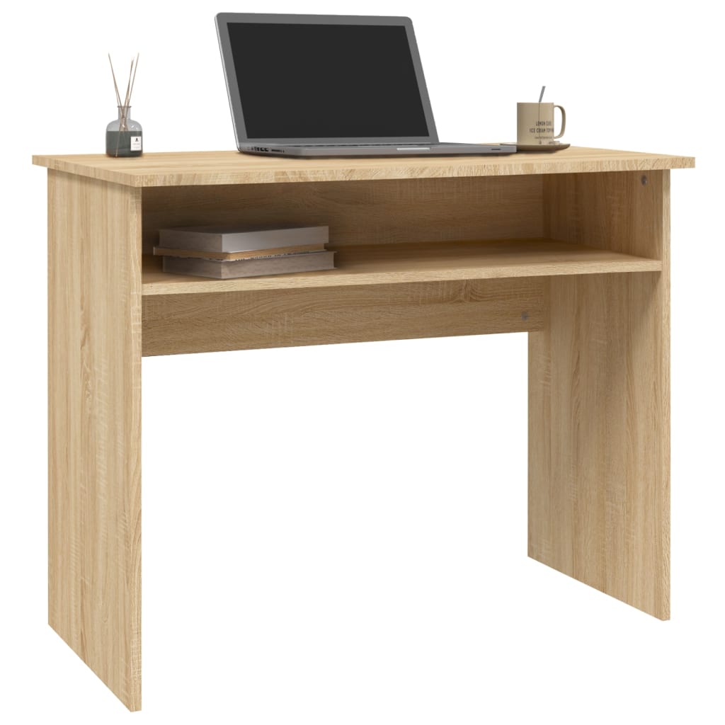 8719883870229_g_en_hd_1 vidaXL Desk Sonoma Oak 90x50x74 cm Engineered Wood - Image 4