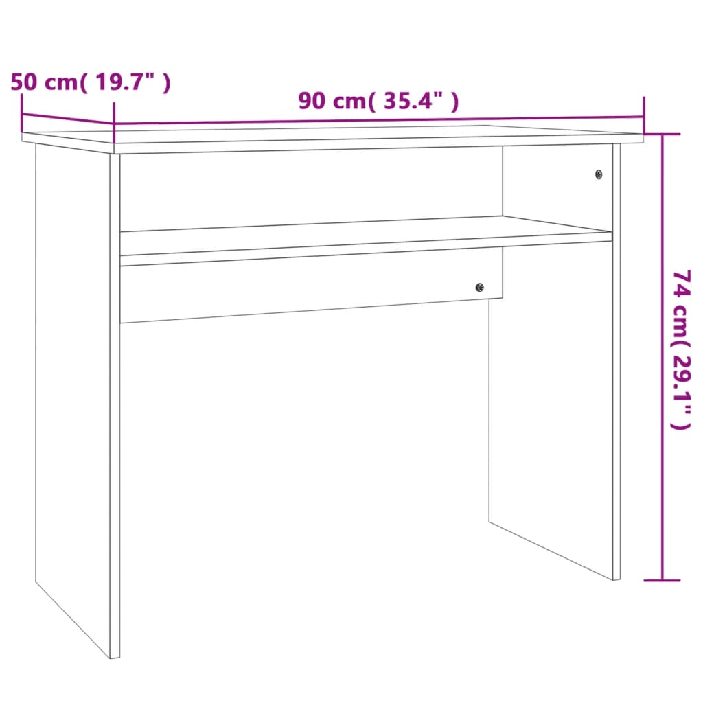 8719883870236_g_en_hd_5 vidaXL Desk Concrete Grey 90x50x74 cm Engineered Wood - Image 8
