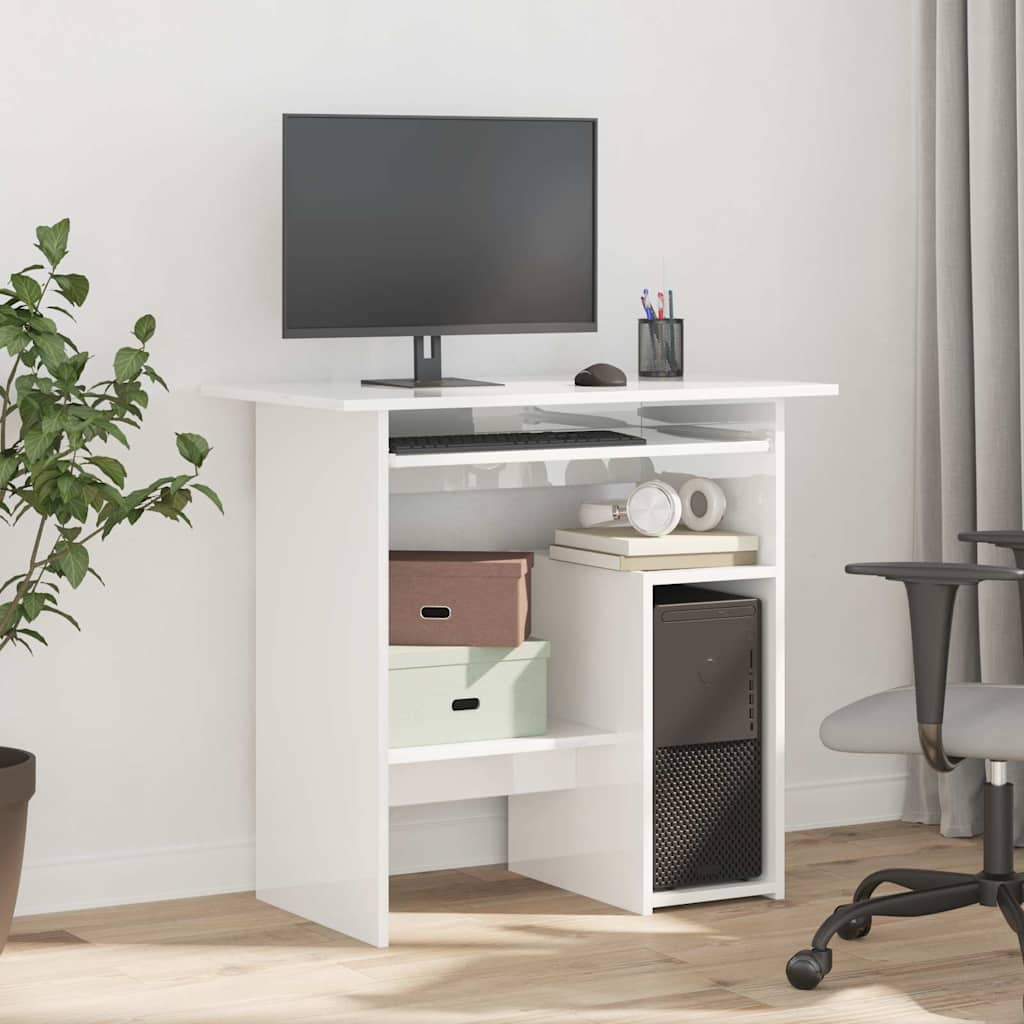 8719883870700_g_en_hd_1 vidaXL Desk High Gloss White 80x45x74 cm Engineered Wood - Image 4