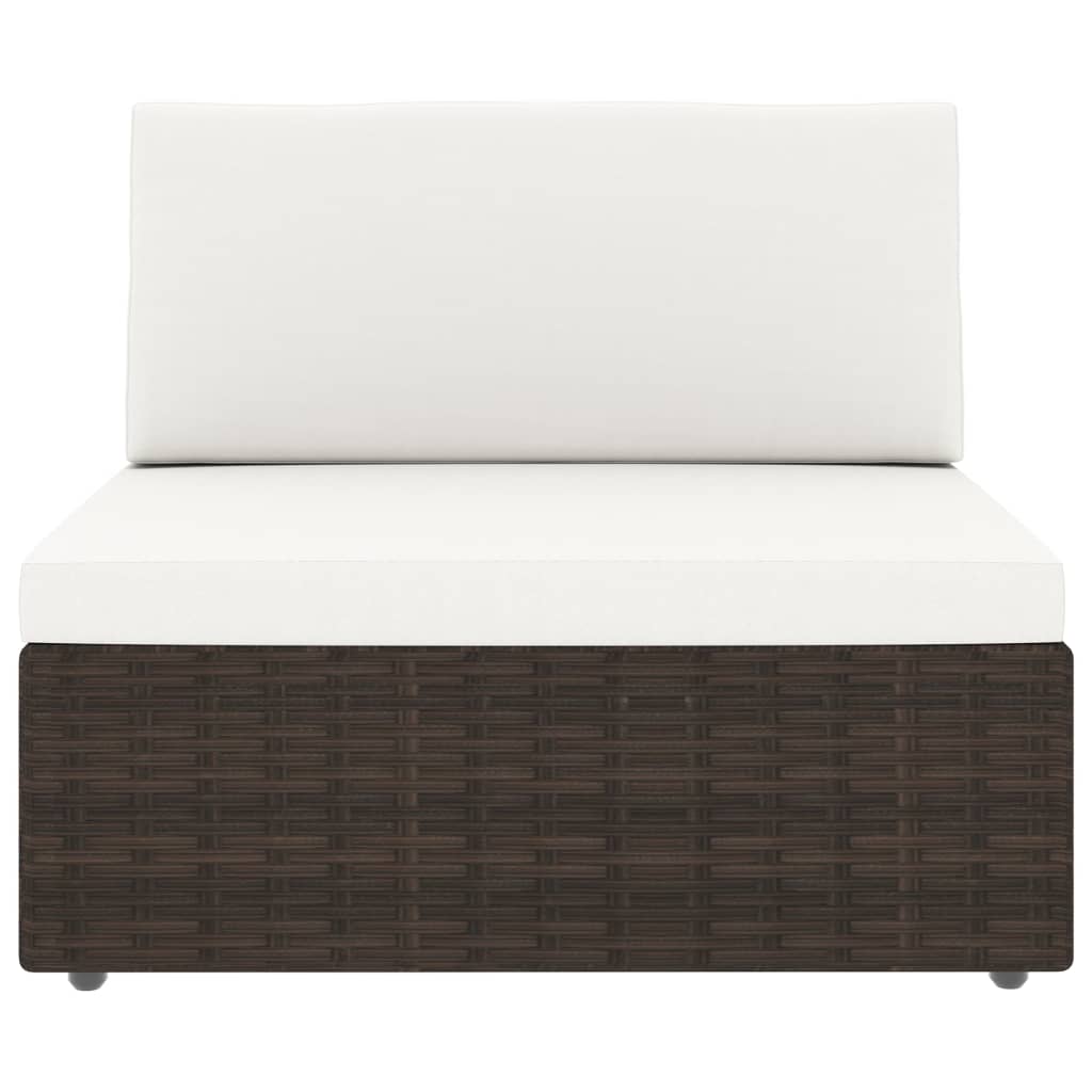 8719883871783_g_en_hd_2 vidaXL 2 Piece Garden Lounge Set Poly Rattan Brown - Image 3