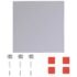 vidaXL Frameless Mirror Tiles Glass 16 pcs 20.5 cm - Image 5