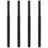 vidaXL Telescopic Table Legs 4 pcs Black 710 mm-1100 mm