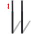 vidaXL Telescopic Table Legs 4 pcs Black 710 mm-1100 mm - Image 2