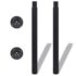 vidaXL Telescopic Table Legs 4 pcs Black 710 mm-1100 mm - Image 3