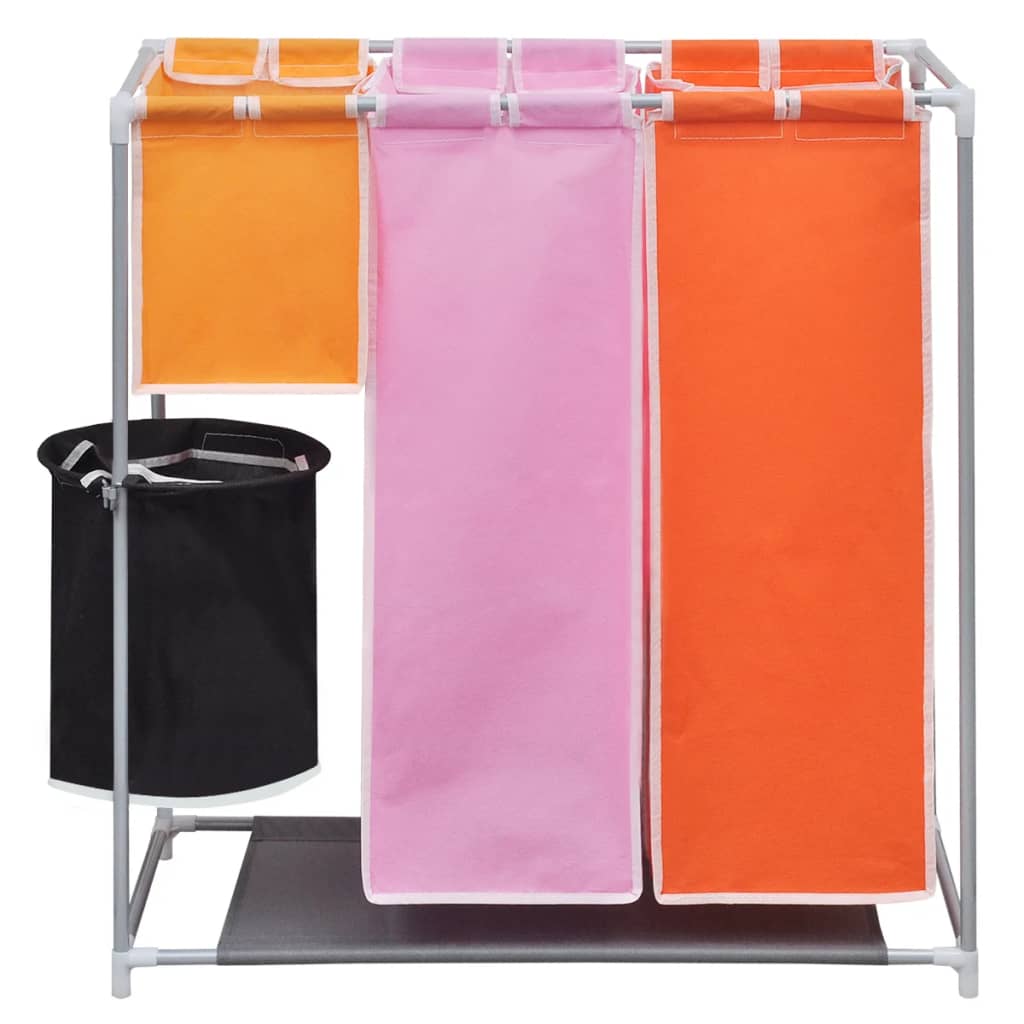 8719883873305_g_en_hd_2 vidaXL 3-Section Laundry Sorter Hampers 2 pcs with a Washing Bin - Image 3