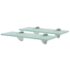 vidaXL Floating Shelves 2 pcs Glass 30x10 cm 8 mm