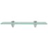 vidaXL Floating Shelves 2 pcs Glass 40x10 cm 8 mm - Image 3