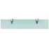 vidaXL Floating Shelves 2 pcs Glass 50x10 cm 8 mm - Image 4