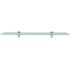 vidaXL Floating Shelves 2 pcs Glass 60x10 cm 8 mm - Image 3