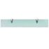 vidaXL Floating Shelves 2 pcs Glass 60x10 cm 8 mm - Image 4