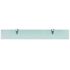 vidaXL Floating Shelves 2 pcs Glass 70x10 cm 8 mm - Image 4