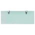 vidaXL Floating Shelves 2 pcs Glass 50x20 cm 8 mm - Image 4