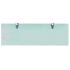 vidaXL Floating Shelves 2 pcs Glass 60x20 cm 8 mm - Image 4