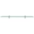 vidaXL Floating Shelves 2 pcs Glass 70x20 cm 8 mm - Image 3