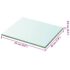 vidaXL Shelves 2 pcs Panel Glass Clear 20x25 cm - Image 4