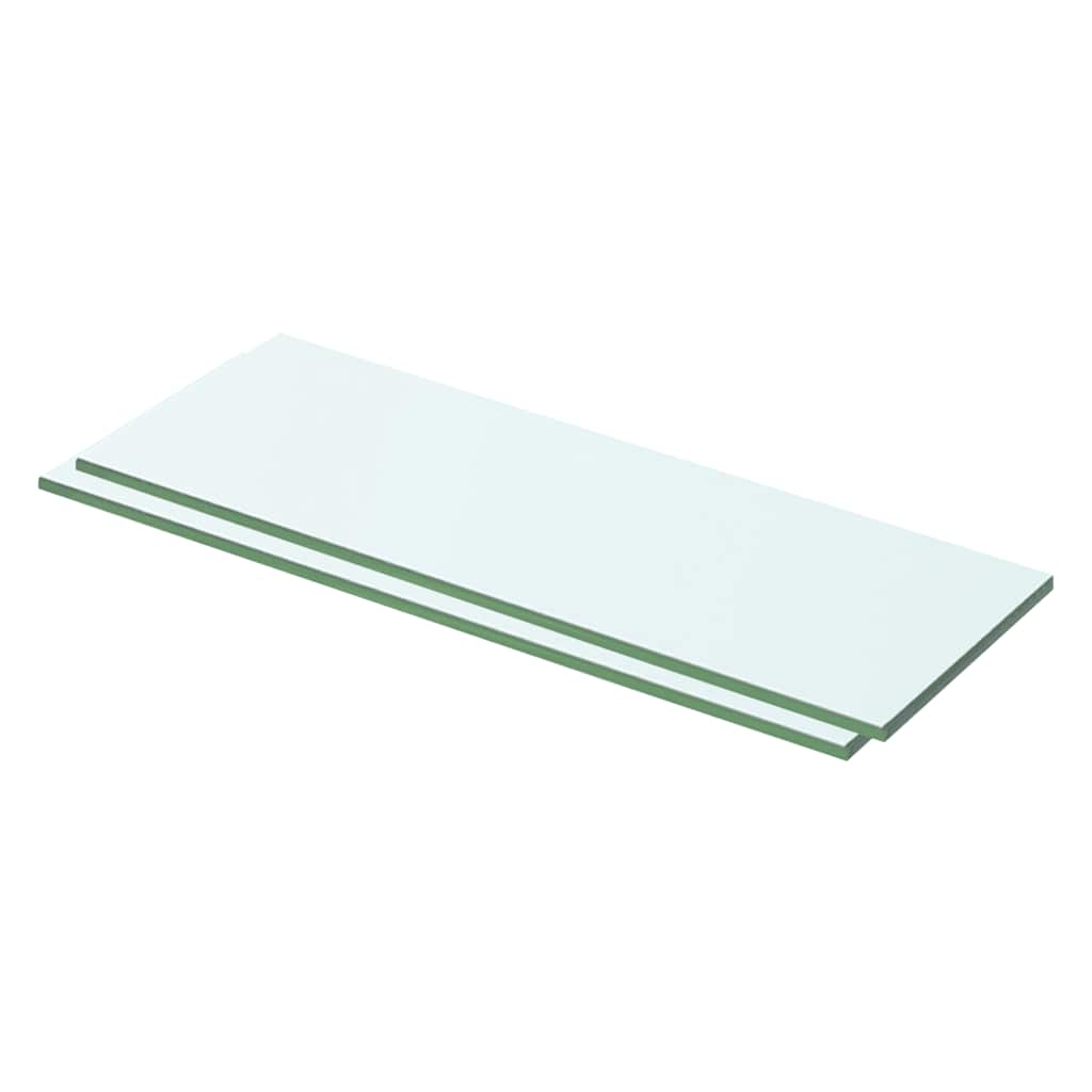 8719883873954_a_en_hd_1 vidaXL Shelves 2 pcs Panel Glass Clear 50x12 cm - Image 1