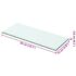 vidaXL Shelves 2 pcs Panel Glass Clear 50x15 cm - Image 4