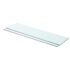 vidaXL Shelves 2 pcs Panel Glass Clear 80x20 cm
