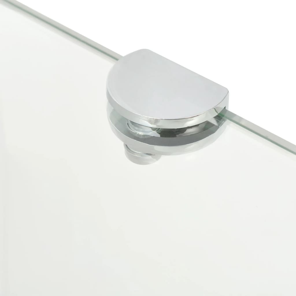 8719883874302_g_en_hd_4 vidaXL Corner Shelves 2 pcs with Chrome Supports Glass Clear 25x25 cm - Image 5
