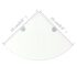 vidaXL Corner Shelves 2 pcs with Chrome Supports Glass Clear 25x25 cm - Image 7