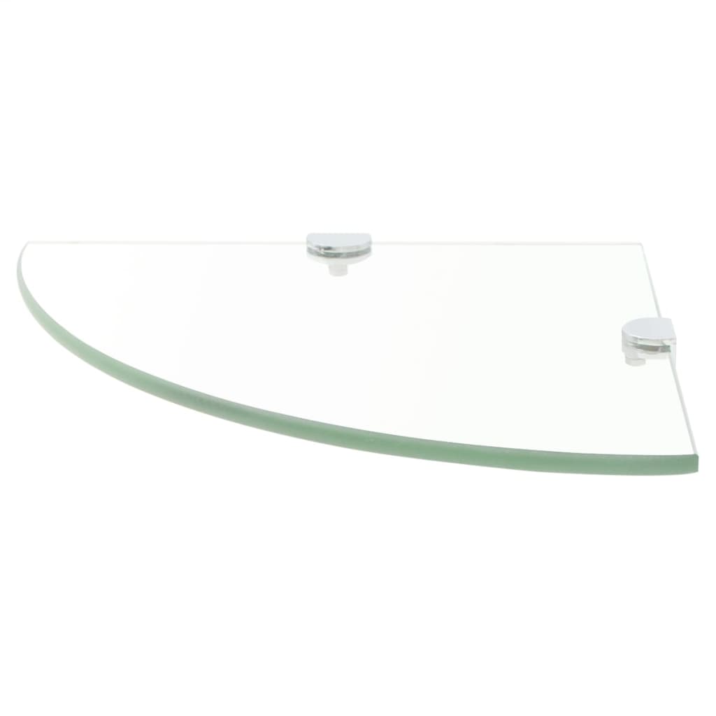 8719883874319_g_en_hd_2 vidaXL Corner Shelves 2 pcs with Chrome Supports Glass Clear 35x35 cm - Image 3