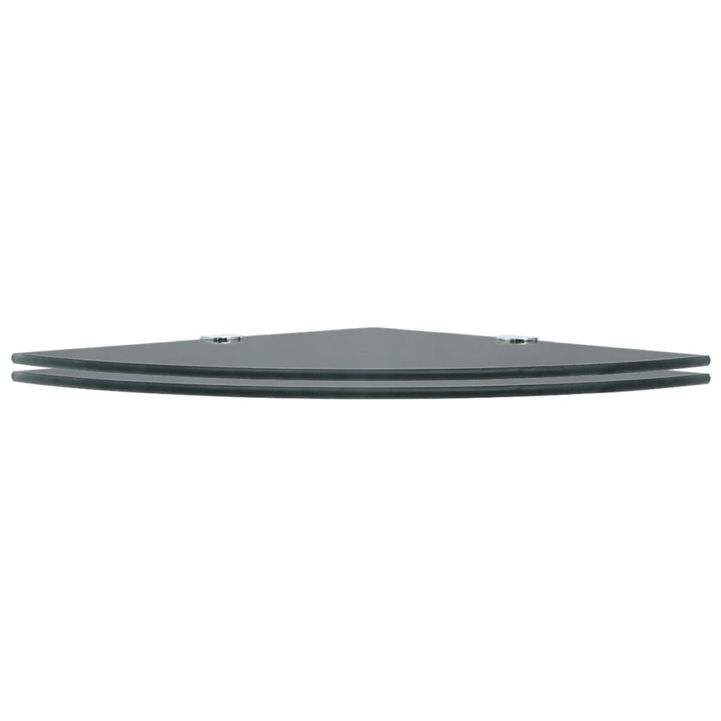 8719883874333_g_en_hd_1 vidaXL Corner Shelves 2 pcs with Chrome Supports Glass Black 25x25 cm - Image 2