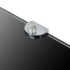vidaXL Corner Shelves 2 pcs with Chrome Supports Glass Black 25x25 cm - Image 6
