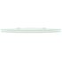 vidaXL Corner Shelves 2 pcs with Chrome Supports Glass White 25x25 cm - Image 2
