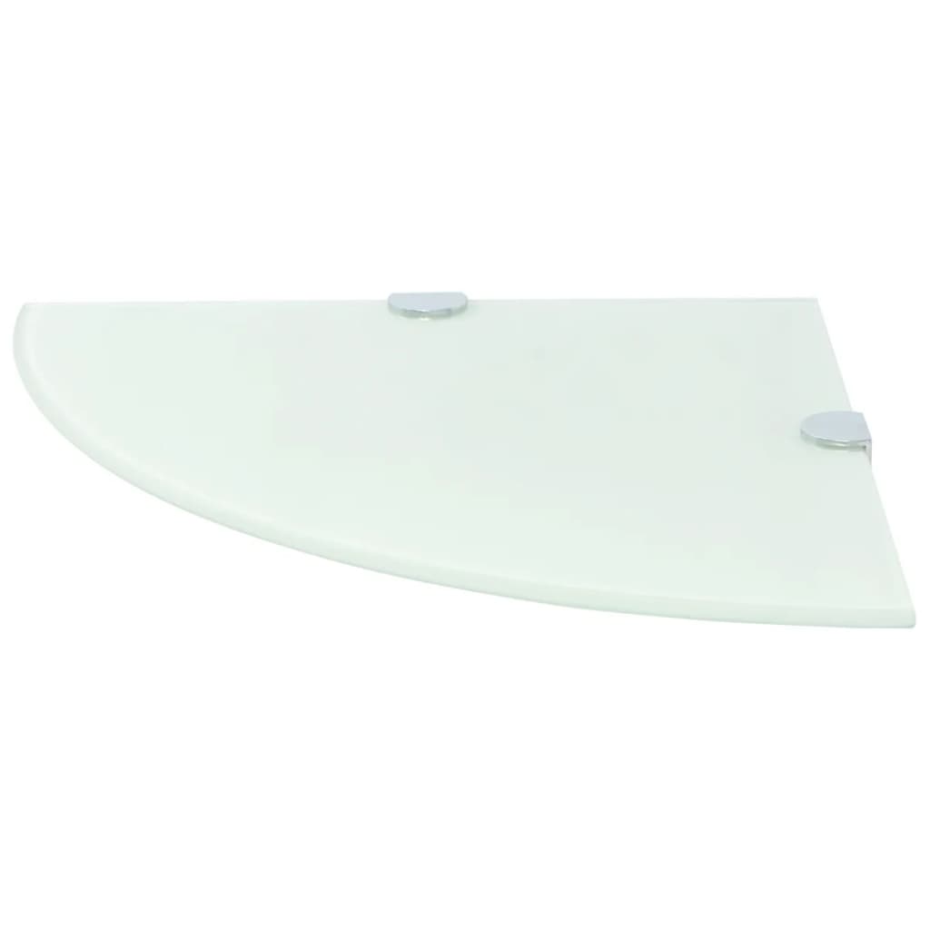 8719883874364_g_en_hd_2 vidaXL Corner Shelves 2 pcs with Chrome Supports Glass White 25x25 cm - Image 3