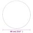 vidaXL Wall Mirrors 2 pcs 60 cm Round Glass - Image 6