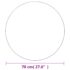 vidaXL Wall Mirrors 2 pcs 70 cm Round Glass - Image 6