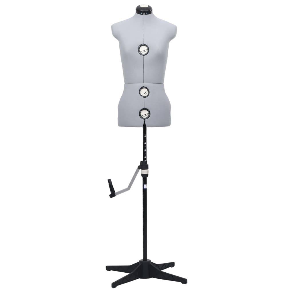 8719883877228_g_en_hd_2 vidaXL Adjustable Dress Form Female Grey S Size 33-40 - Image 3