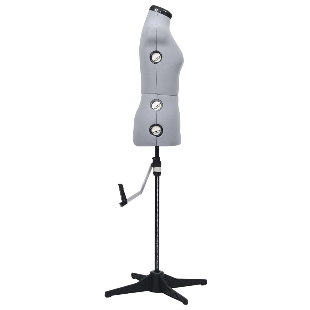 8719883877228_g_en_hd_3 vidaXL Adjustable Dress Form Female Grey S Size 33-40 - Image 4