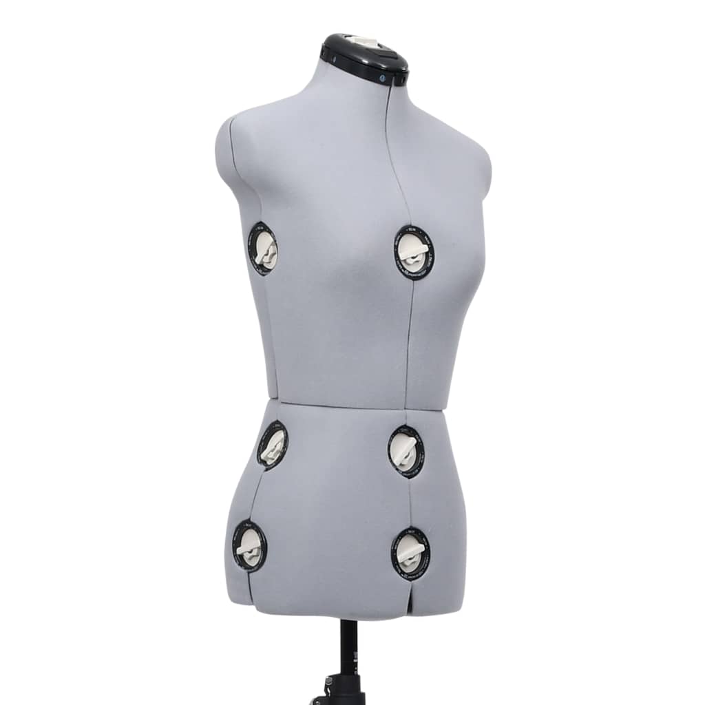 8719883877228_g_en_hd_4 vidaXL Adjustable Dress Form Female Grey S Size 33-40 - Image 5