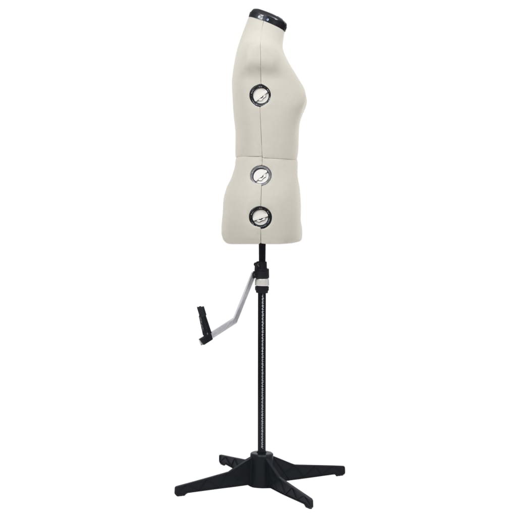 8719883877235_g_en_hd_3 vidaXL Adjustable Dress Form Female Cream S Size 33-40 - Image 4